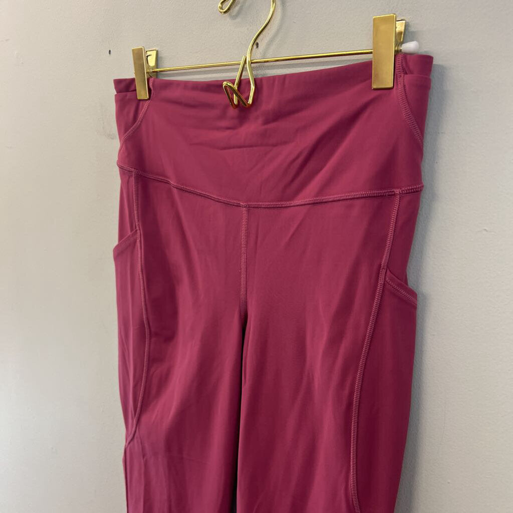 Lululemon Pink Cropped Athletic Leggings 8