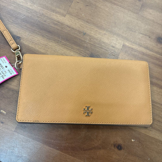 Tory Burch Brown Emerson Slim Wristlet Wallet