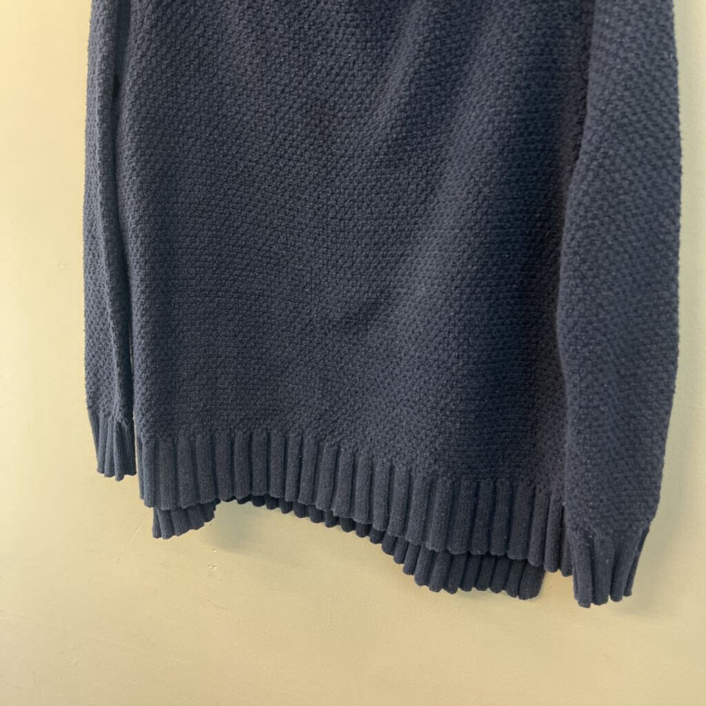 Patagonia Navy Heavy Knit Long Sleeve Turtleneck Sweater Top Extra Large