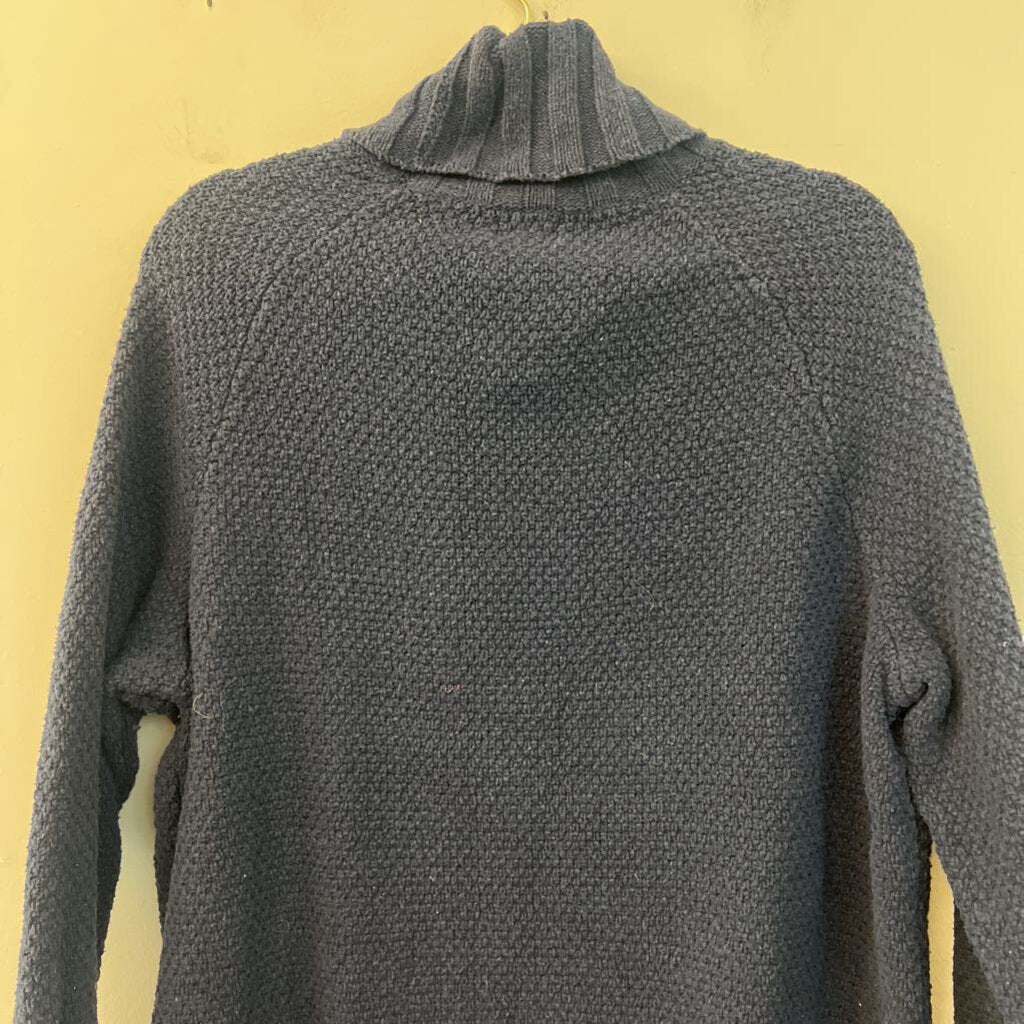 Patagonia Navy Heavy Knit Long Sleeve Turtleneck Sweater Top Extra Large