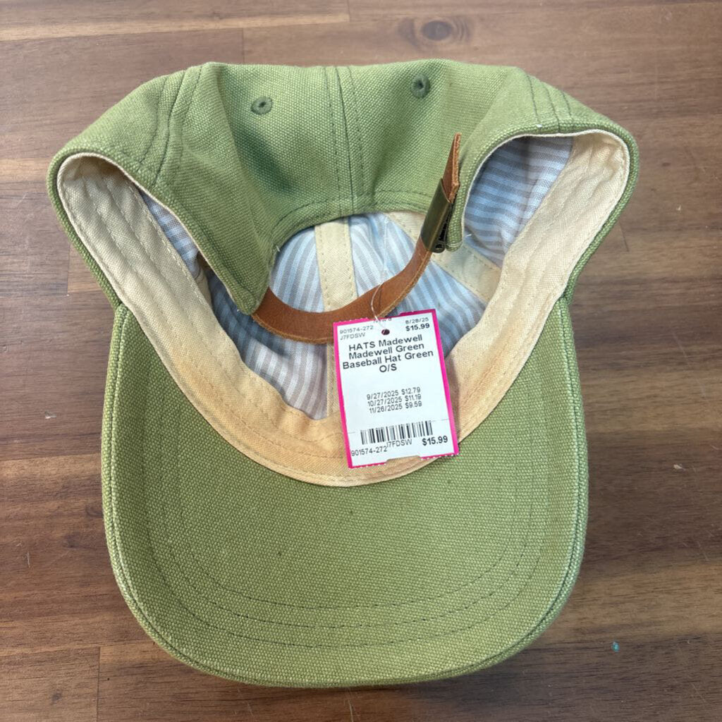 Madewell Green Baseball Hat