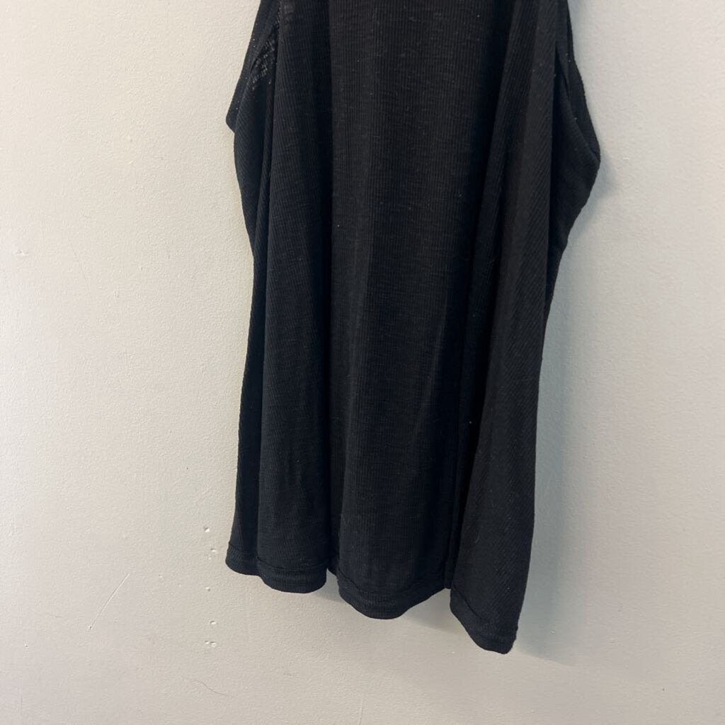 Intimately Free People Black Ribbed Tank Top Small