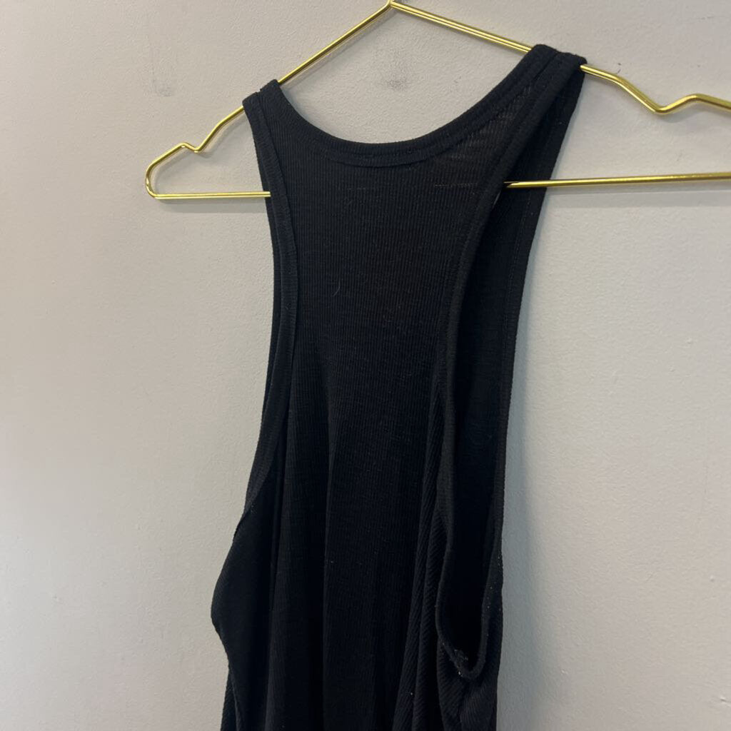 Intimately Free People Black Ribbed Tank Top Small