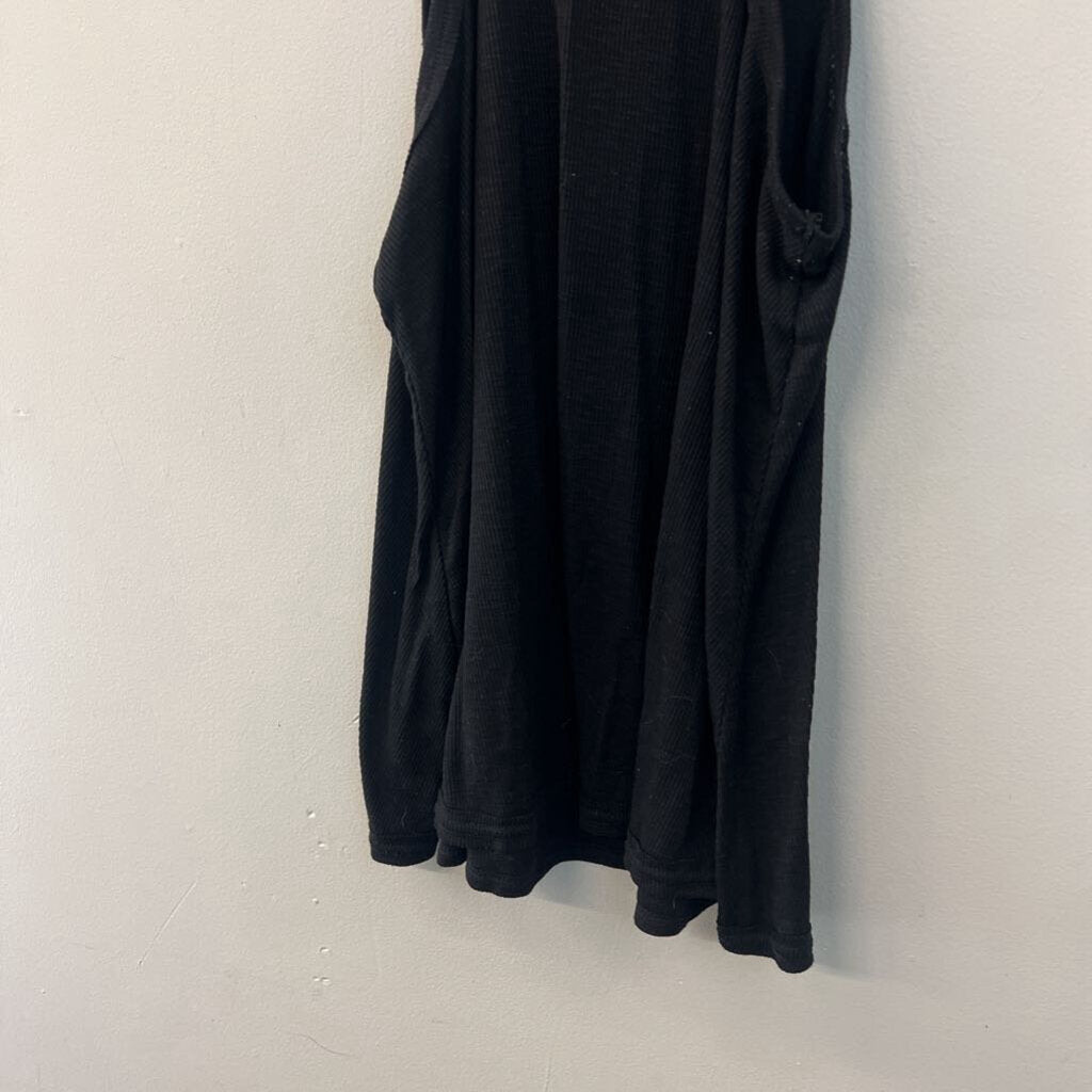 Intimately Free People Black Ribbed Tank Top Small