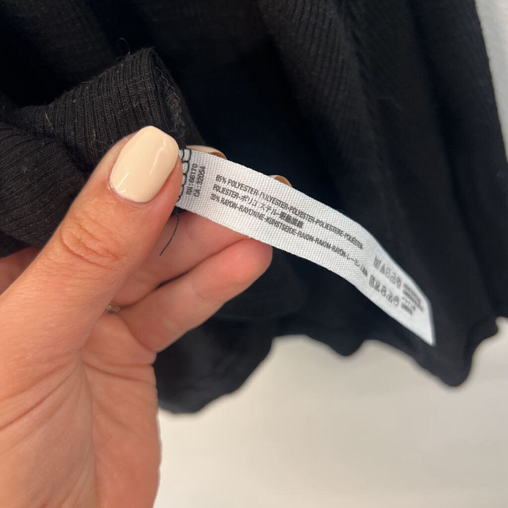 Intimately Free People Black Ribbed Tank Top Small