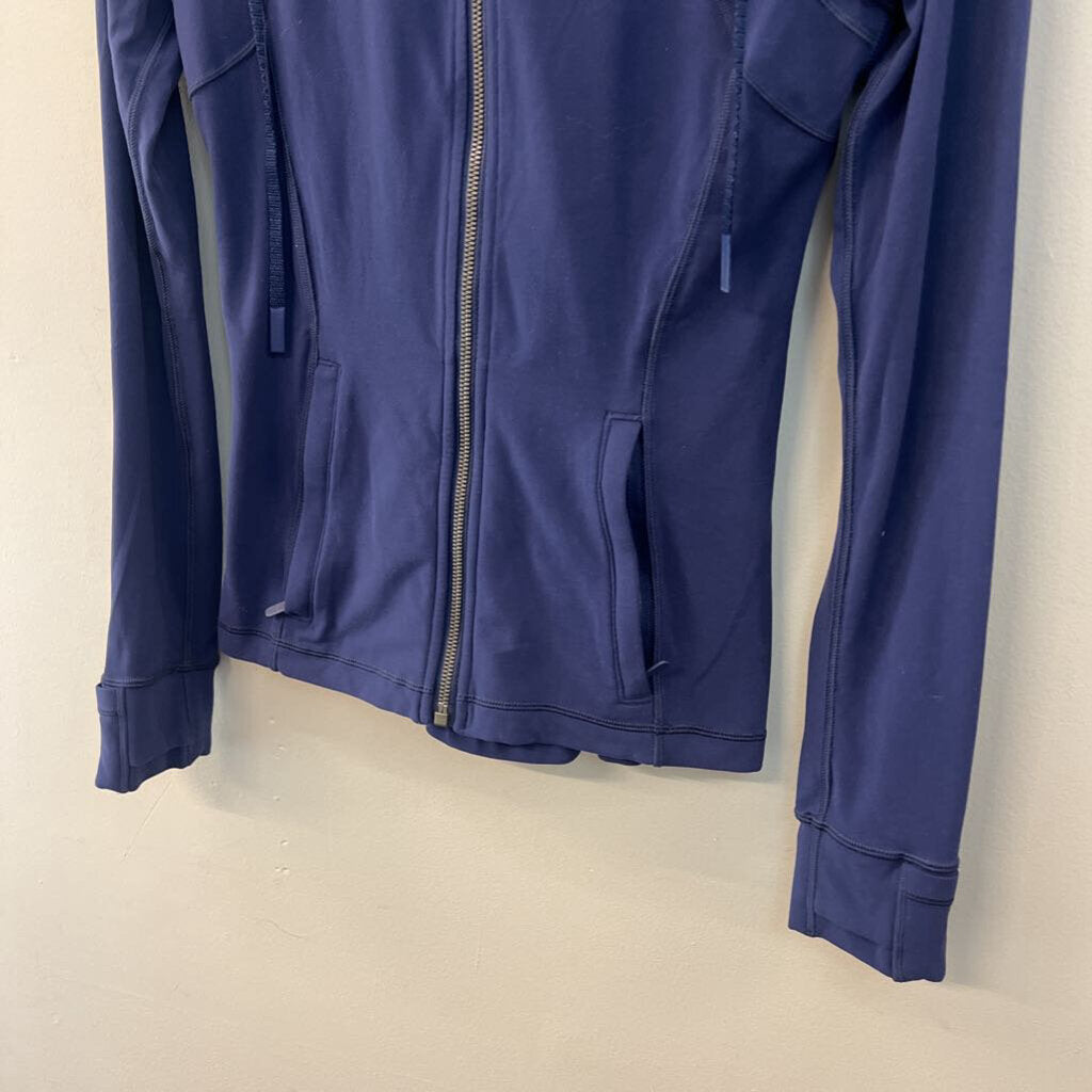 Lululemon Navy Long Sleeve Hooded Define Zip Up Jacket 6