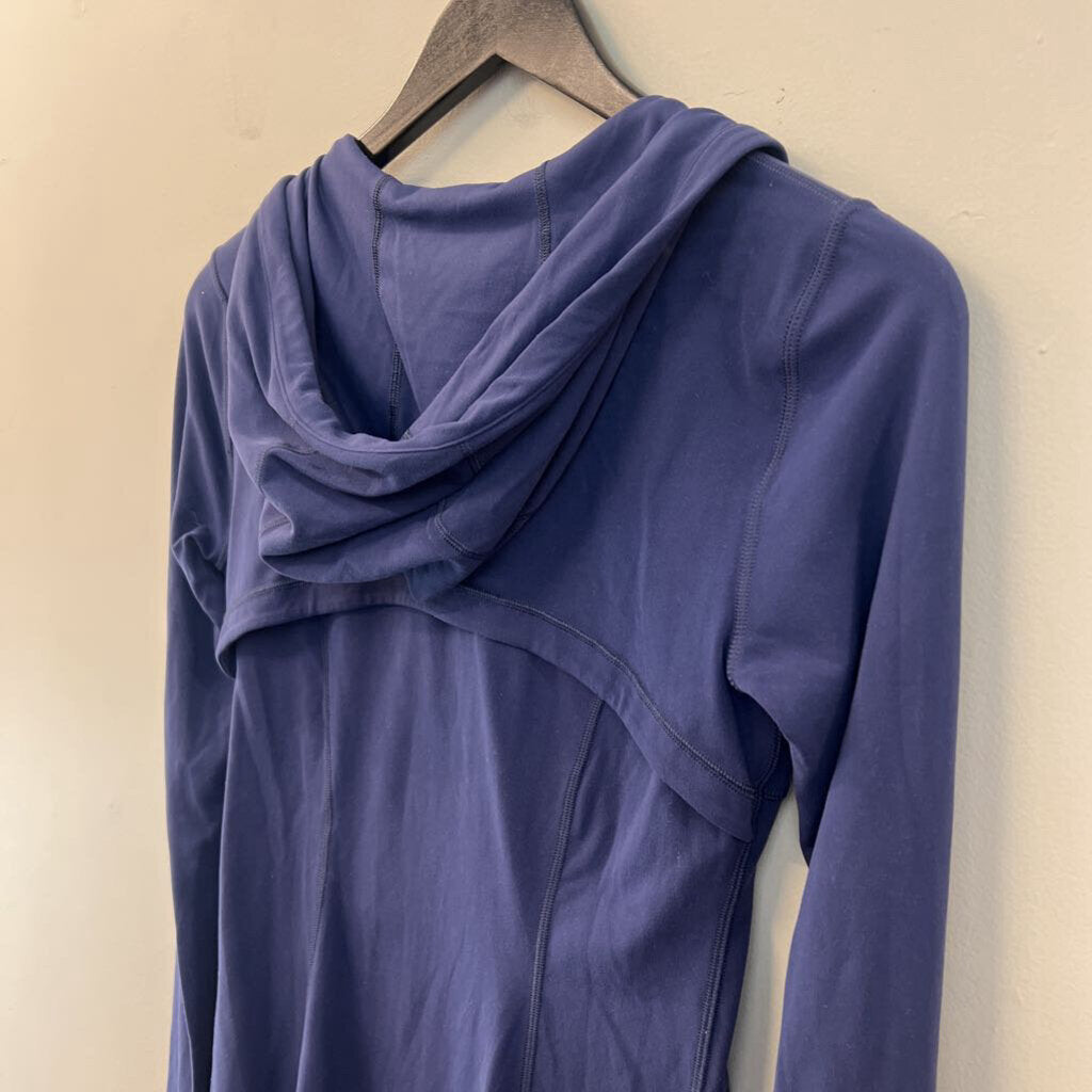 Lululemon Navy Long Sleeve Hooded Define Zip Up Jacket 6