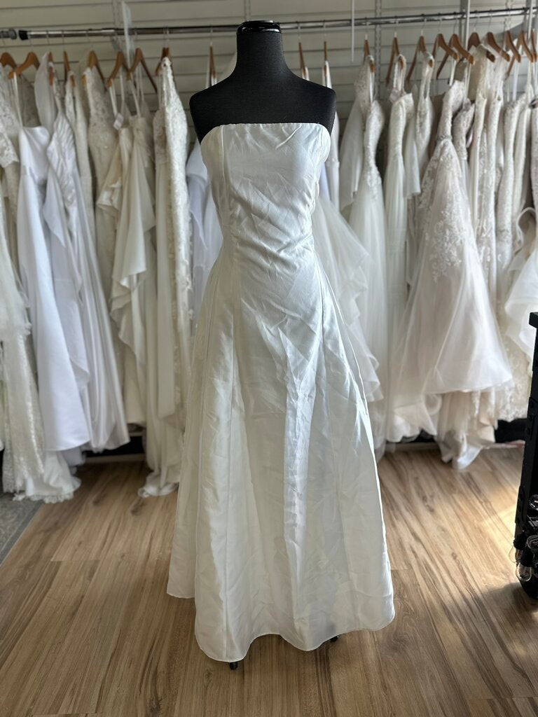 Lulus Ivory Strapless A Line Bridal Gown Extra Large