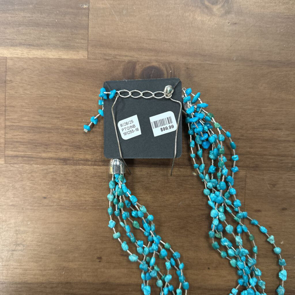 Jay King Silver/ Turquoise Layered Necklace/ Earrings Set