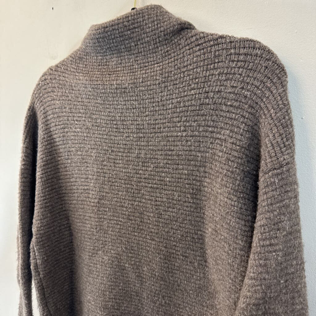 Madewell Brown Knit Turtleneck Sweater Extra Small