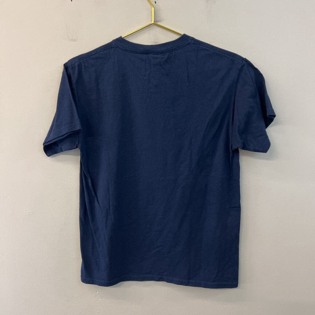 Navy/ Orange UVA Happy Halloween Short Sleeve Graphic Tee Small