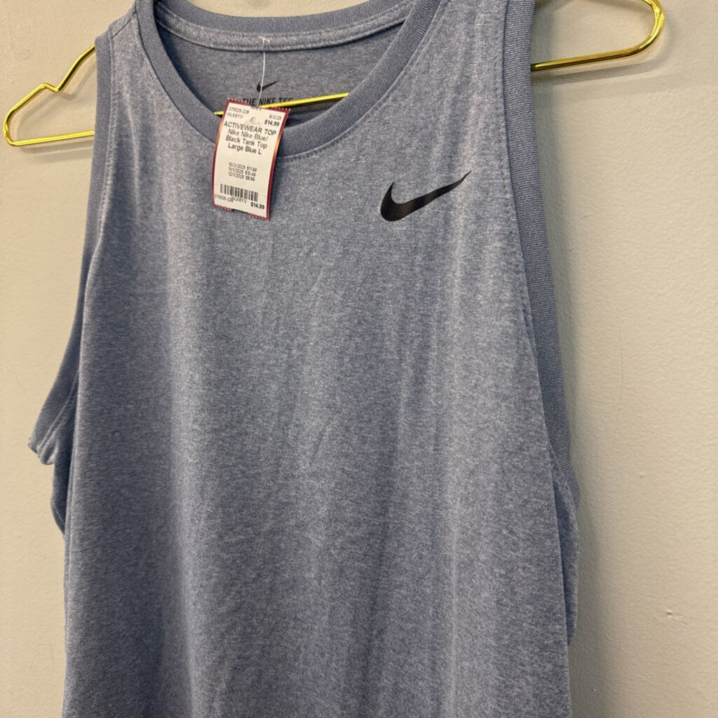 Nike Blue/ Black Tank Top Large
