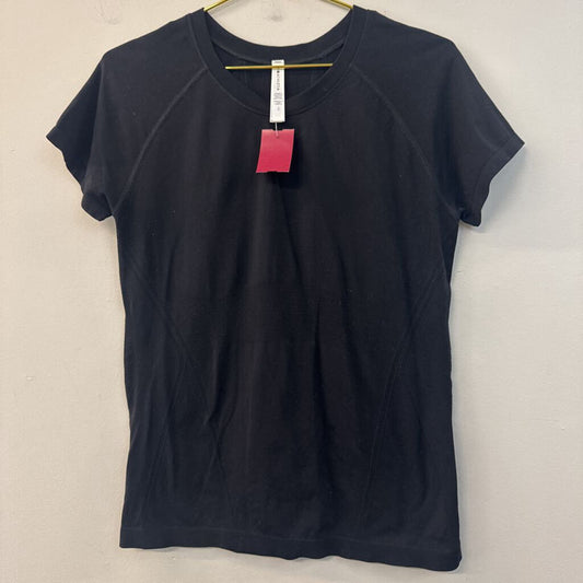 Athleta Black Short Sleeve Athletic Top Large