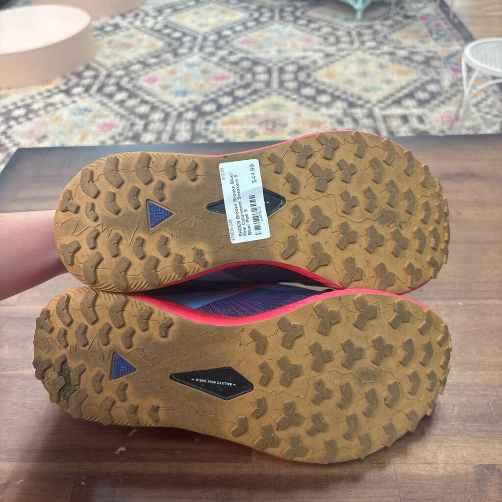 Brooks Blue/ Pink Catamount Sneakers 9