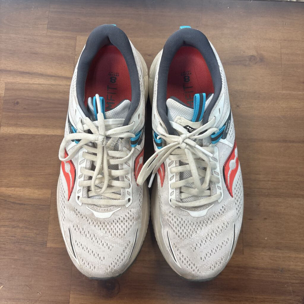 Saucony White/ Multi Omni 21 Sneakers 9