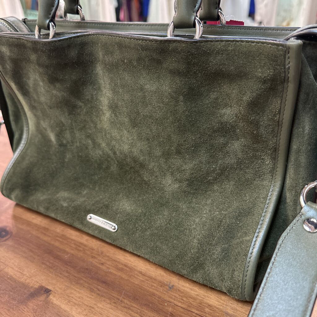 Rebecca Minkoff Green Suede Purse