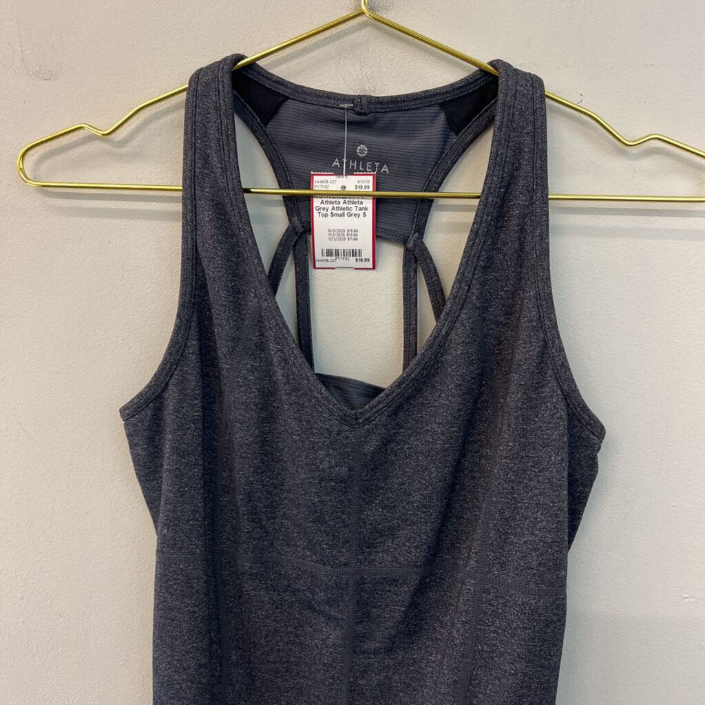 Athleta Grey Athletic Tank Top Small