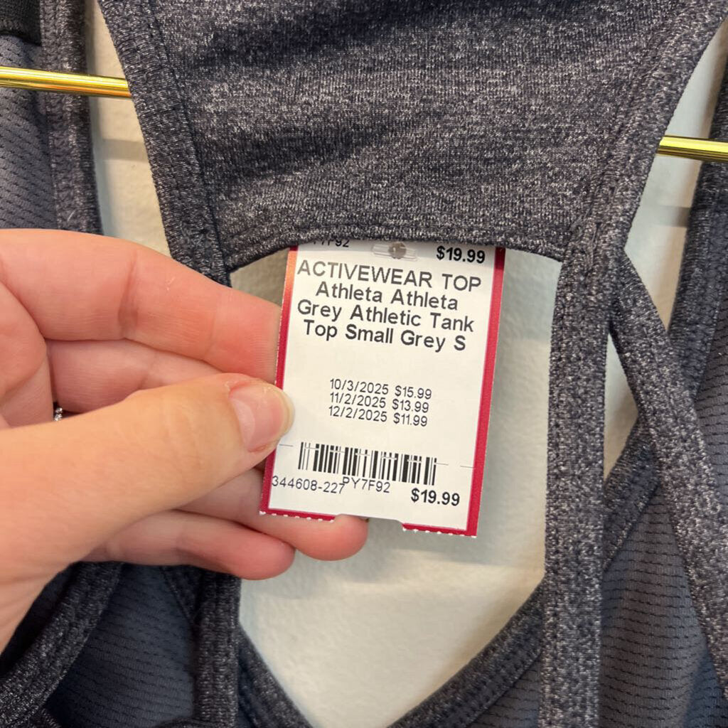 Athleta Grey Athletic Tank Top Small