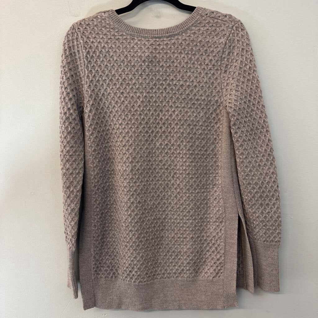 Athleta Dusty Purple Knit Sweater Top Small