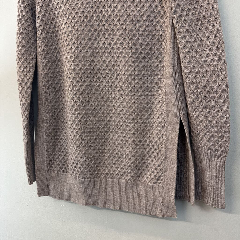 Athleta Dusty Purple Knit Sweater Top Small