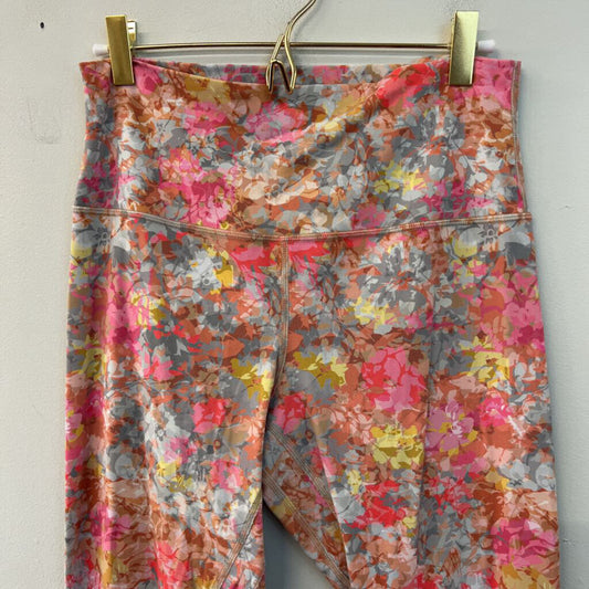 Lululemon Blue/ Multi Print Leggings 10