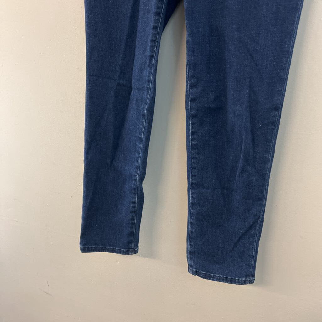 Maeve Dark Wash Straight Leg Jeans 28