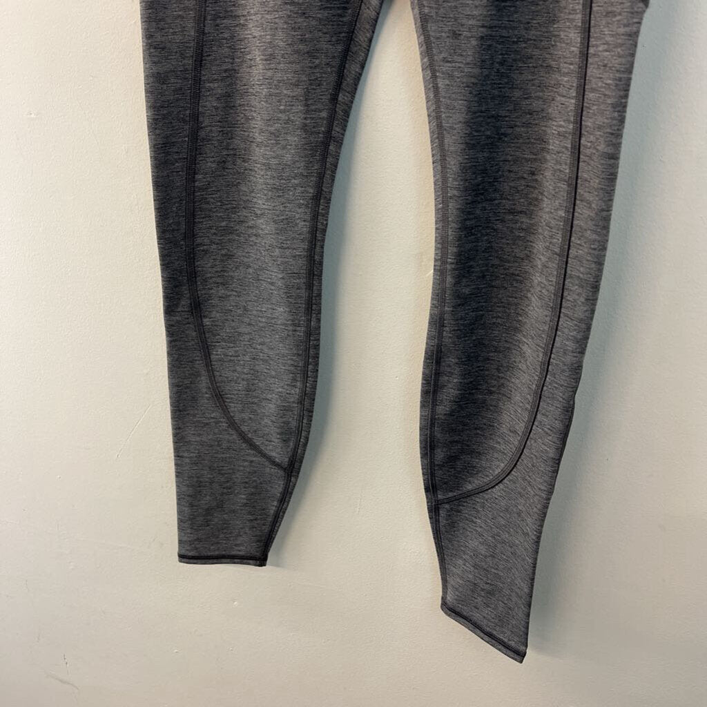 Athleta Grey Heathered Leggings Medium Tall