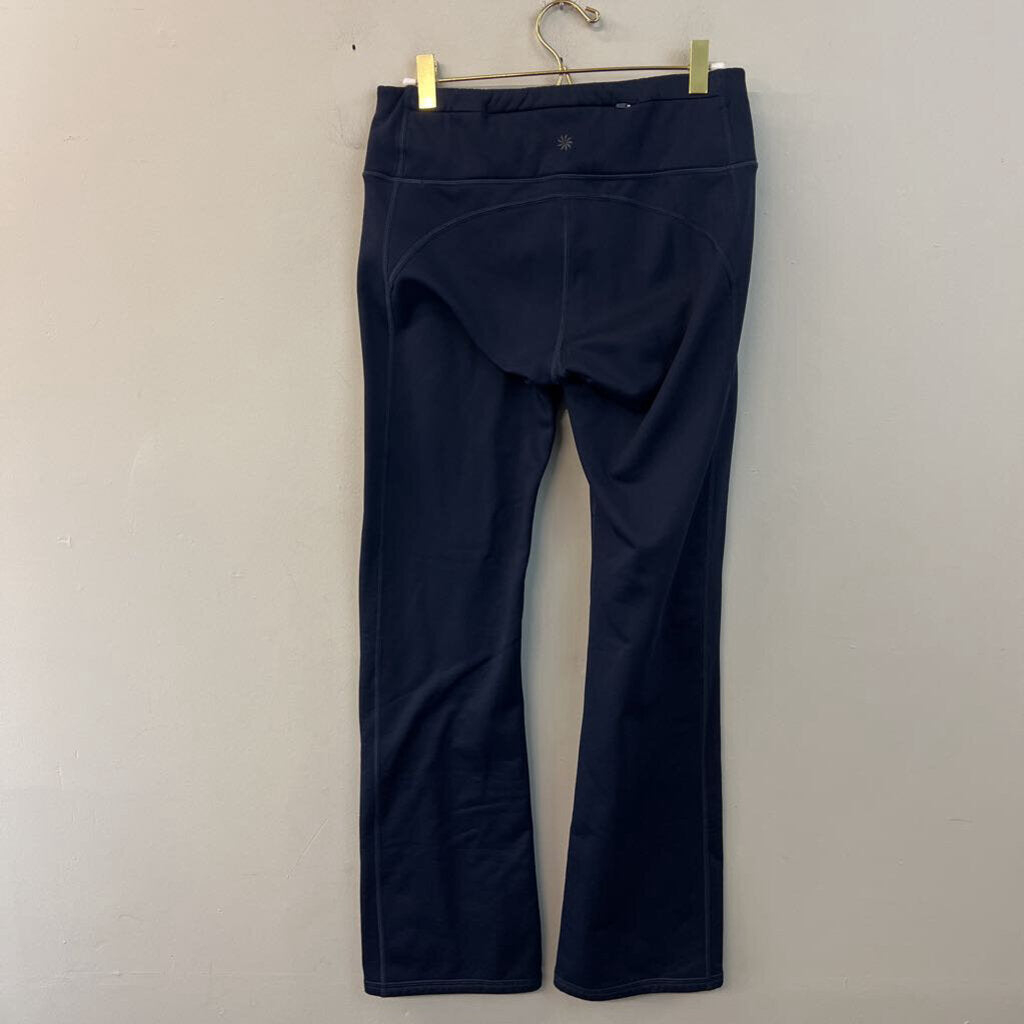 Athleta Navy Fleece Lined Leggings Medium Tall