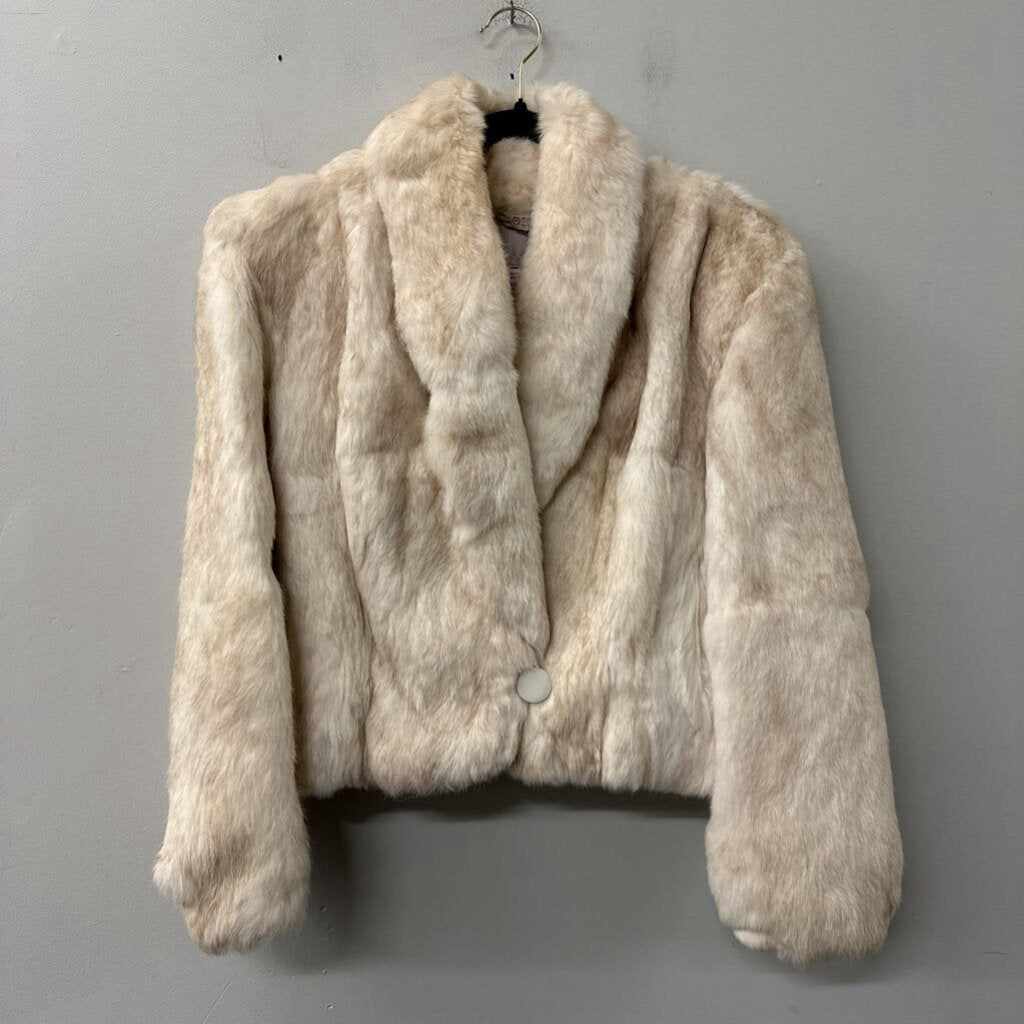 Wilsons White Fur Jacket Medium