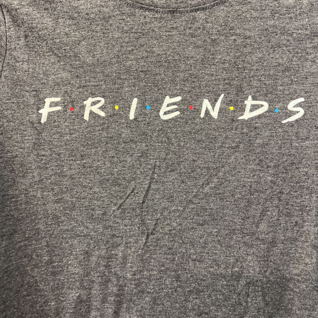 Friends Grey Short Sleeve Graphic Tee Medium