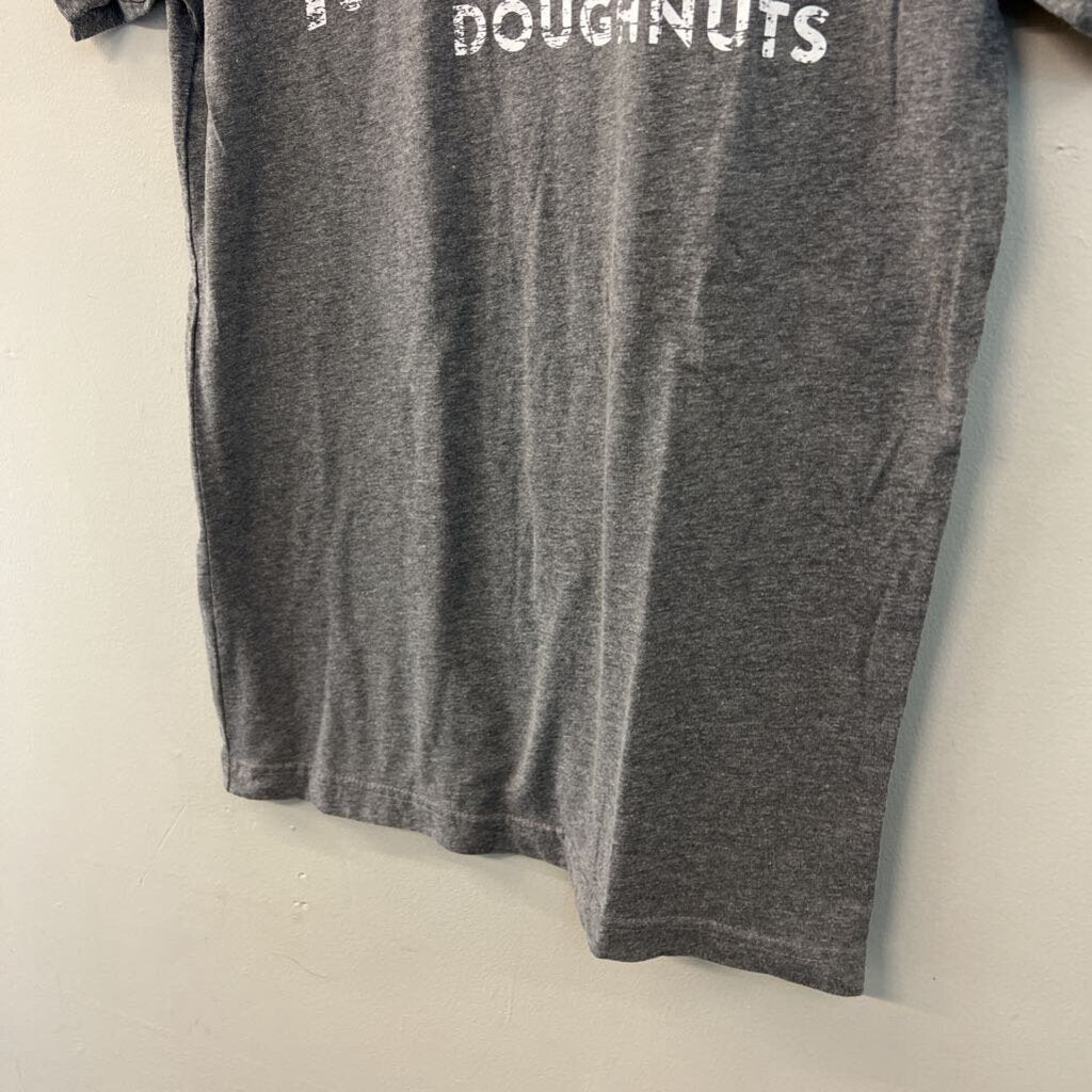 Krispy Kreme Grey Short Sleeve Graphic Tee Small