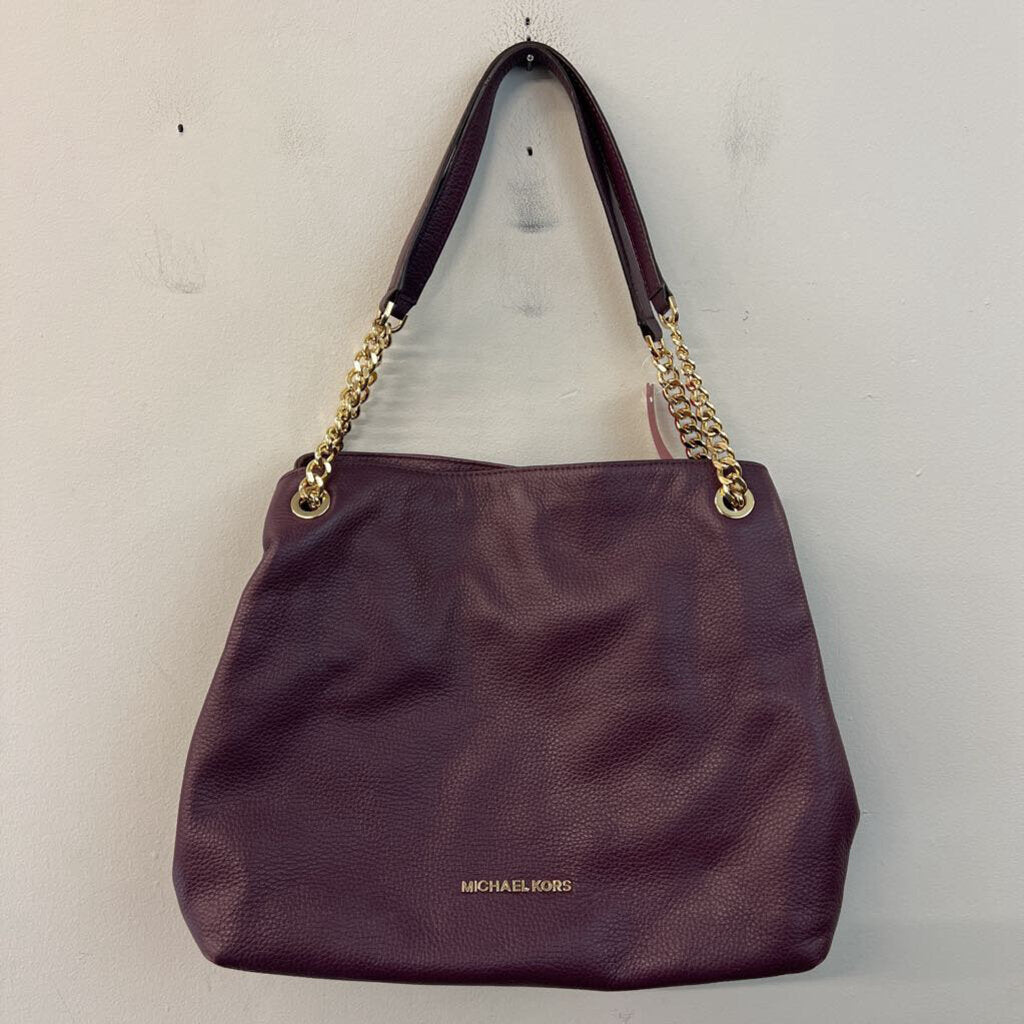 Michael Kors Purple Pebbled Leather Purse
