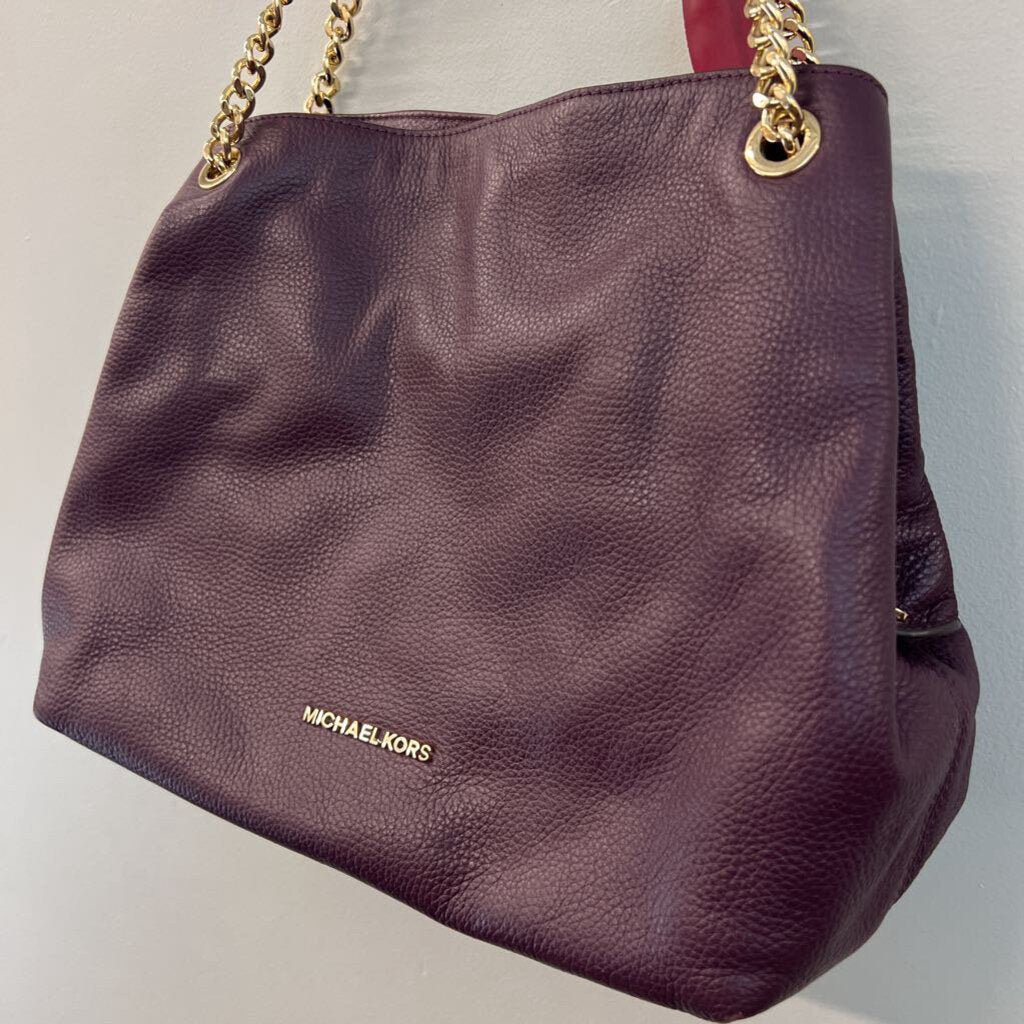 Michael Kors Purple Pebbled Leather Purse