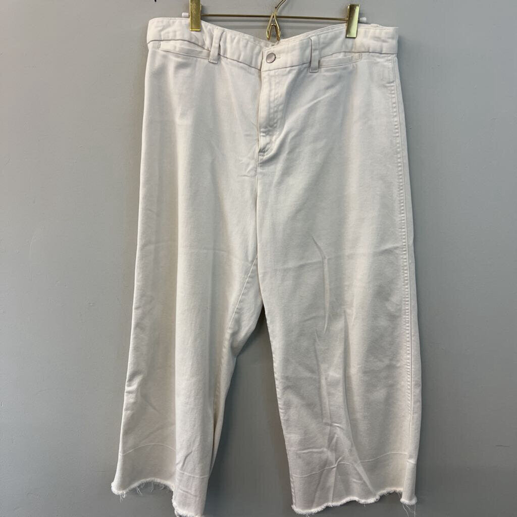 Gap Cream Wide Leg Crop Pants 16