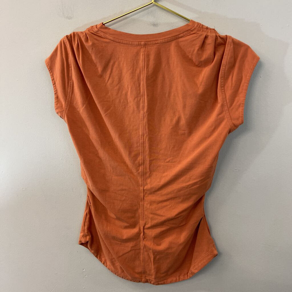 Athleta Orange Short Sleeve Top Small