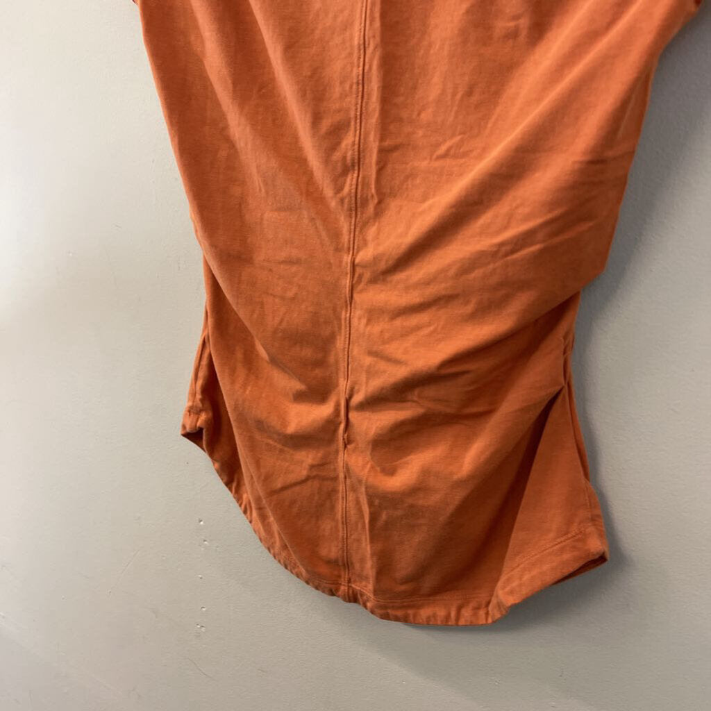 Athleta Orange Short Sleeve Top Small