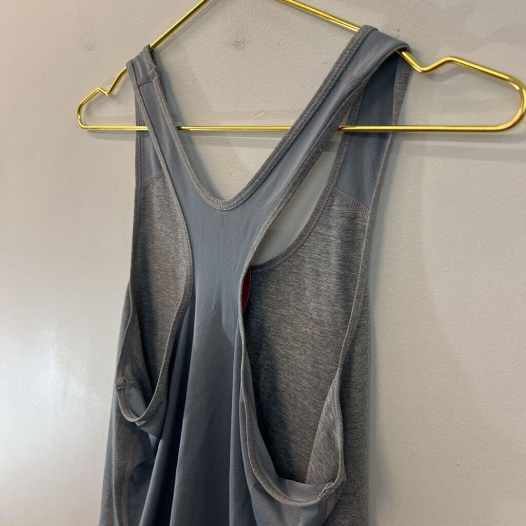 Nike Grey/ Black Logo Tank Top Medium