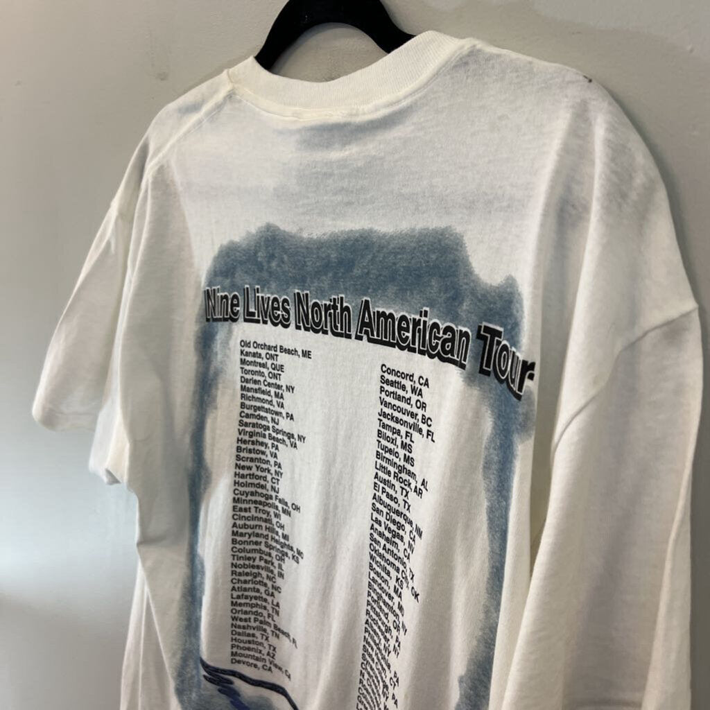 Vintage Signed Aerosmith Band Tee Large