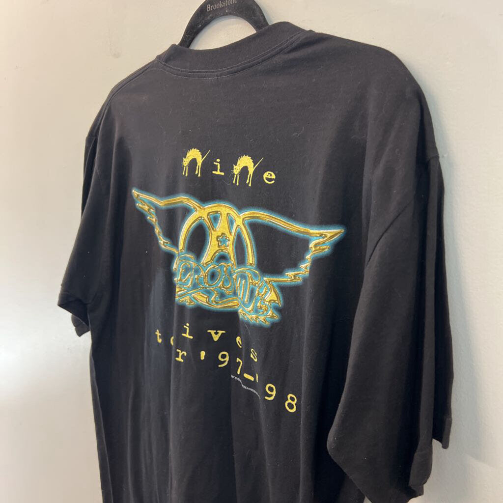Vintage Giant Aerosmith Band Tee Large