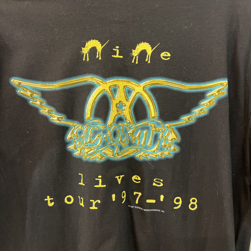 Vintage Giant Aerosmith Band Tee Large