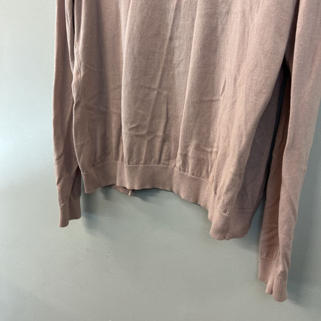 H&M Pink Knit Cardigan Sweater Medium