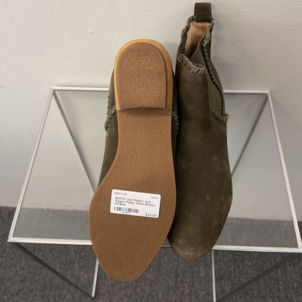Jack Rogers Poppy Suede Booties 9.5