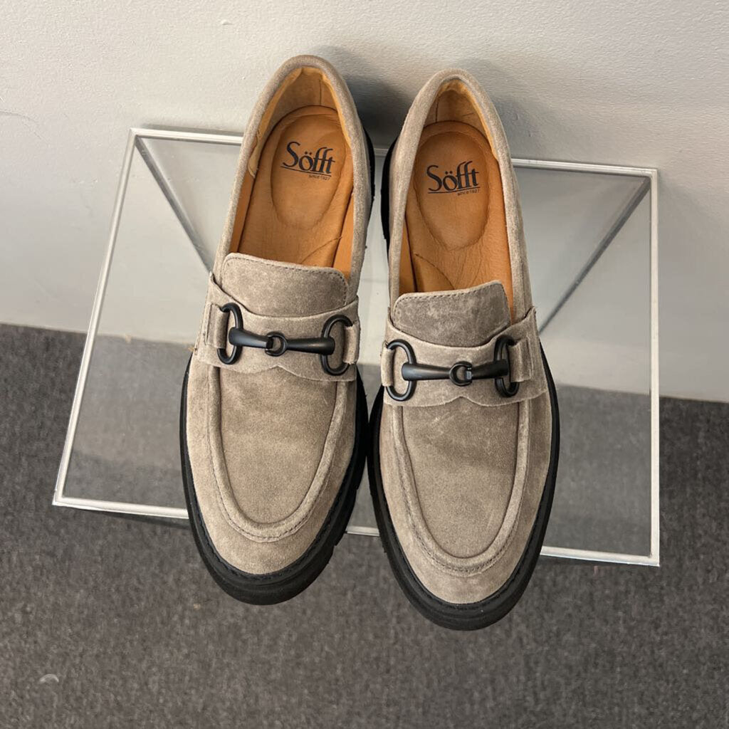 Sofft Grey/ Black Satara Shoes 10