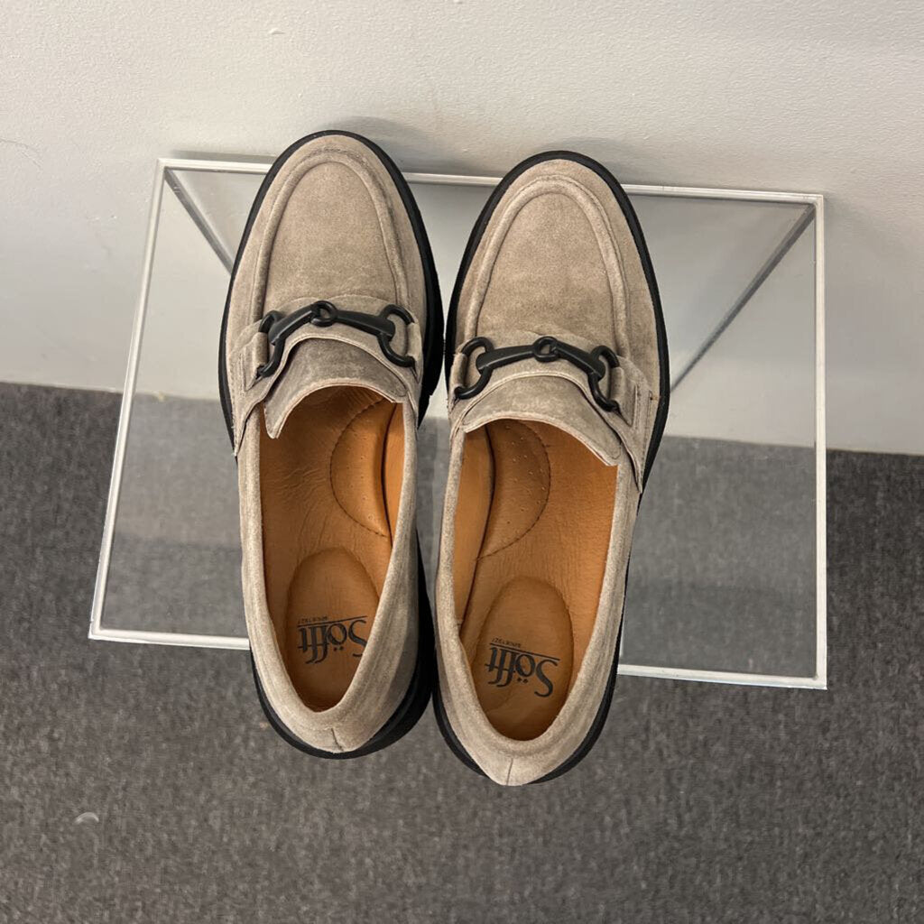 Sofft Grey/ Black Satara Shoes 10