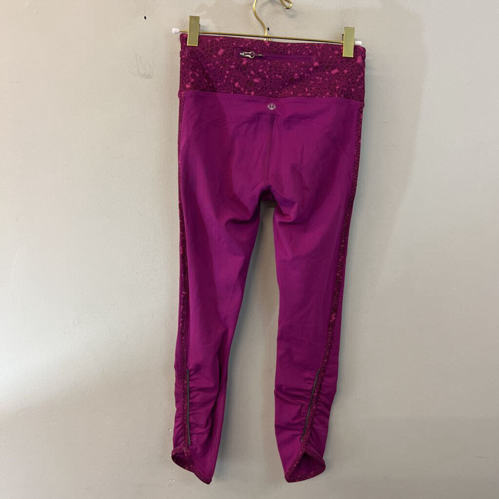 Lululemon Magenta Cropped Leggings 2