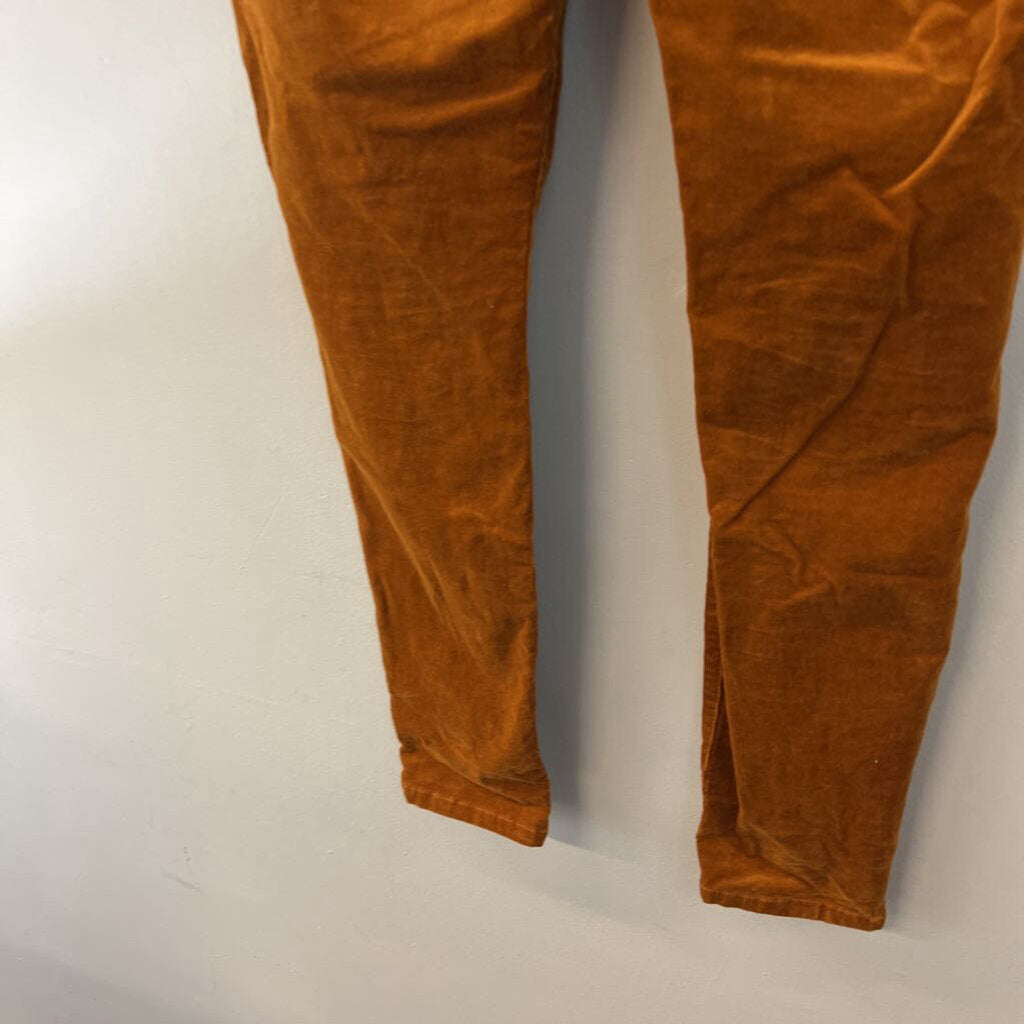 Cabi Rust Corduroy SKinny Leg Pants 8