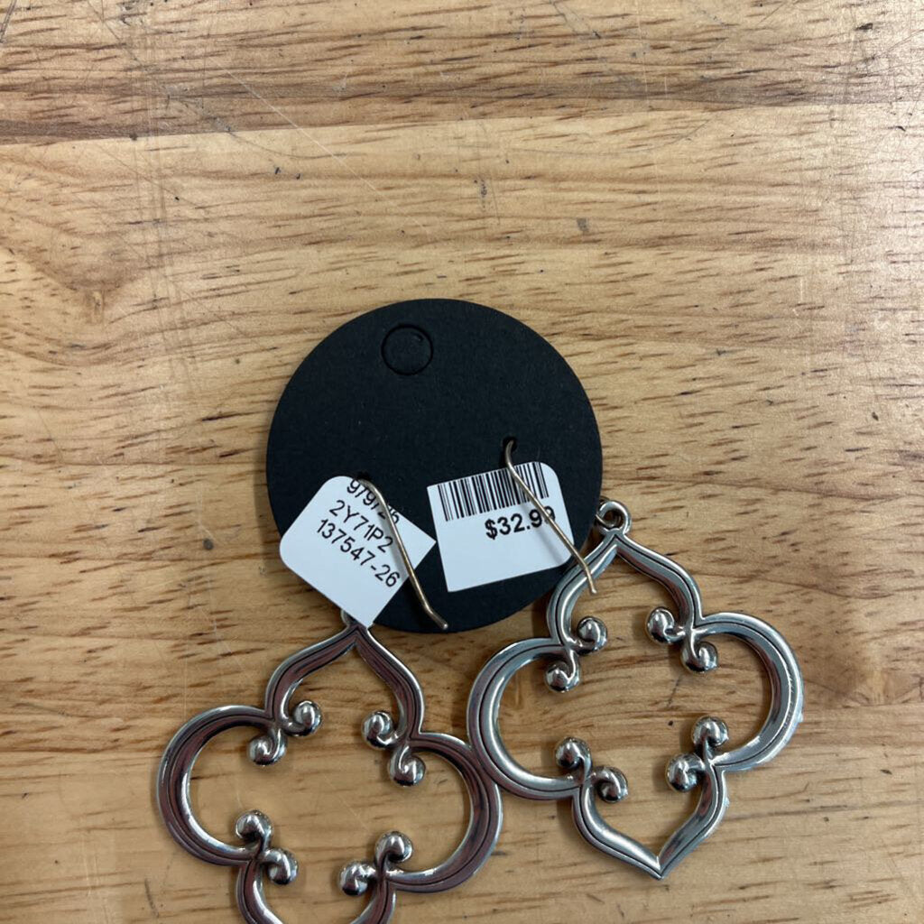 Brighton Silver Drop Earrings