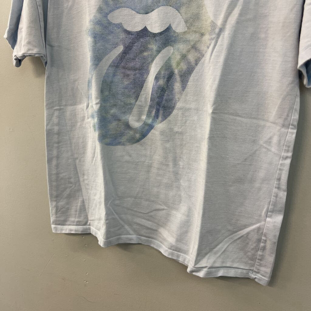 Blue Rolling Stones Short Sleeve Graphic Tee Medium