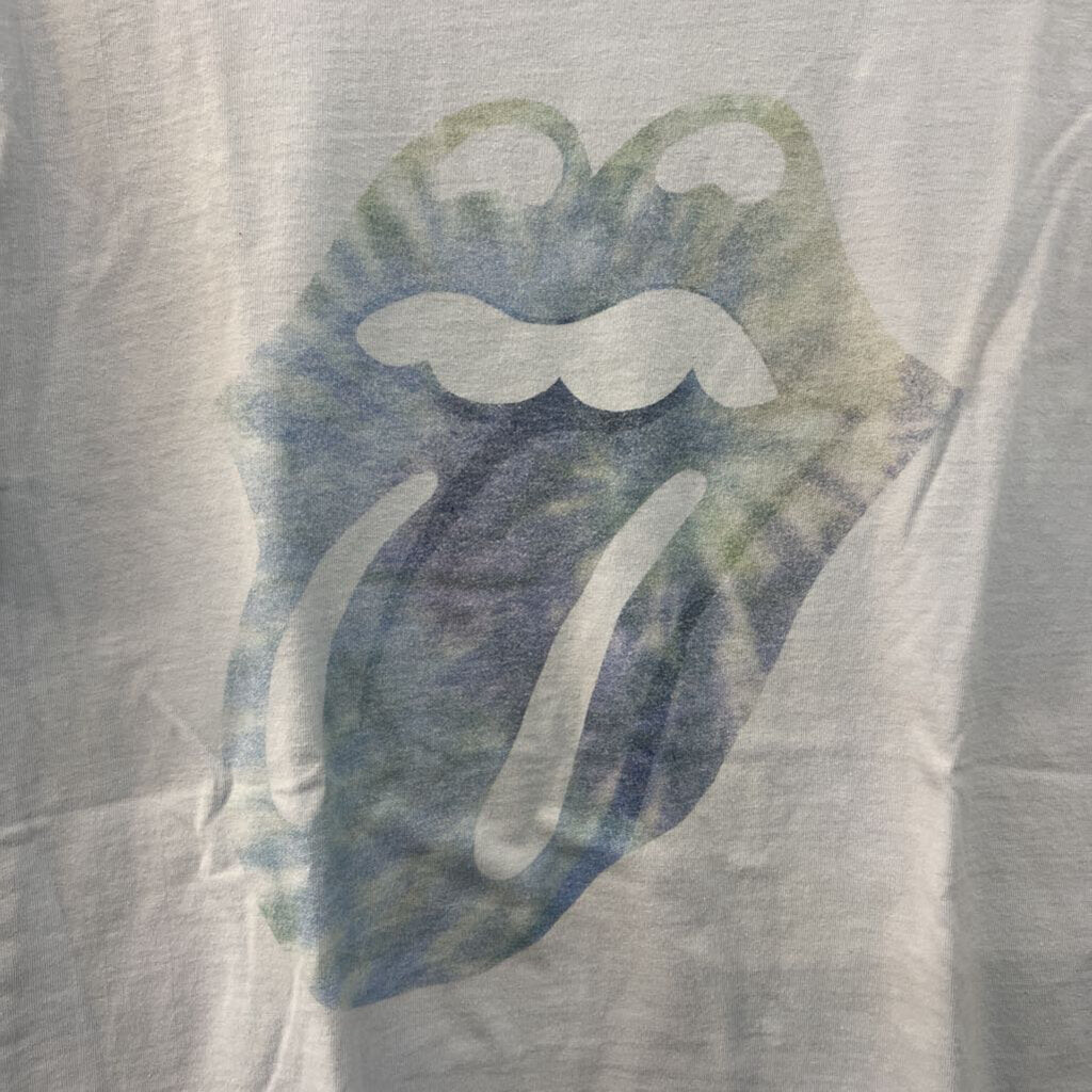 Blue Rolling Stones Short Sleeve Graphic Tee Medium