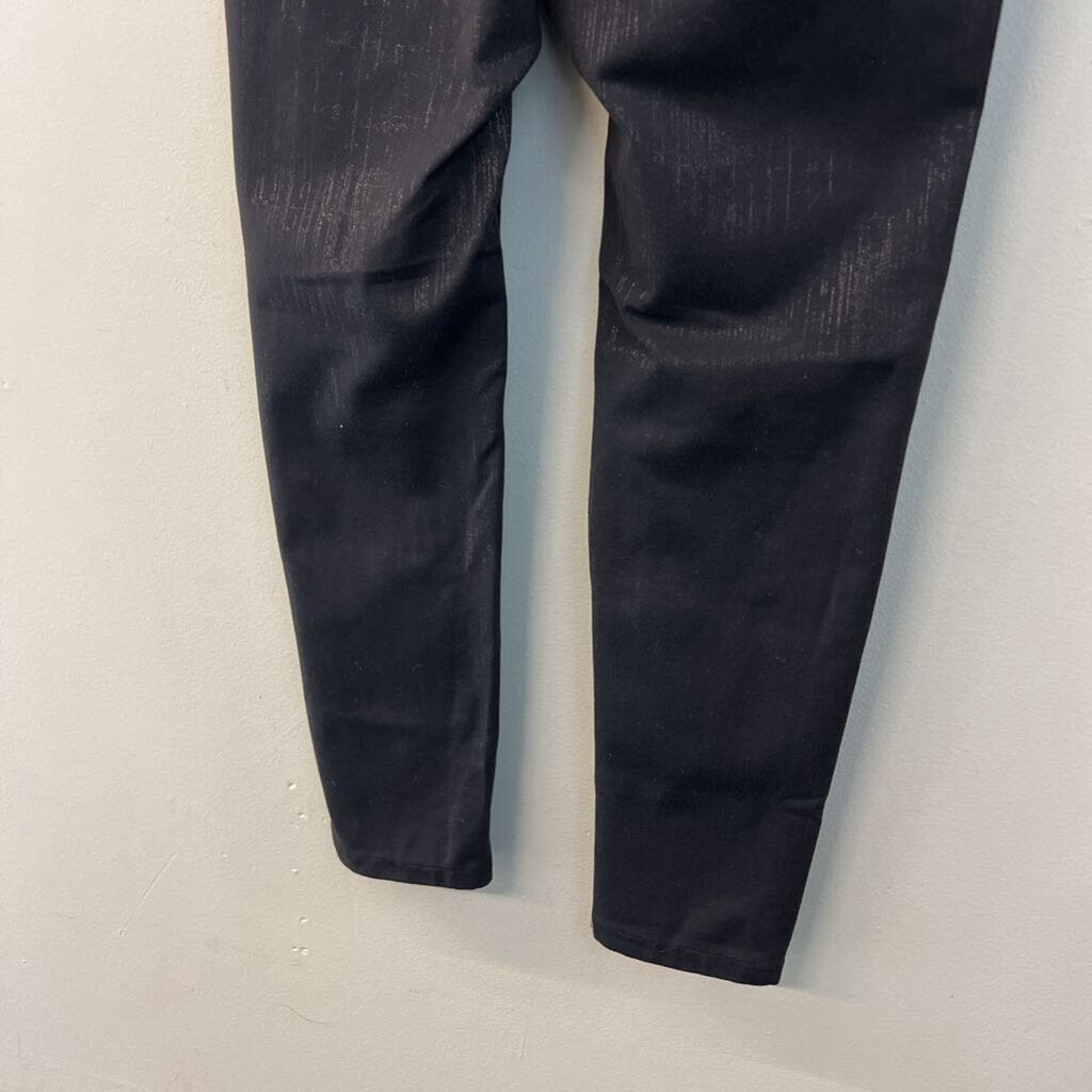 Athleta Black Sheen Cropped Leggings Small